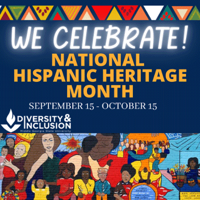 Graphic for National Hispanic American Heritage Month.